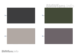 Sample Chart With Interior Colors Bmw 7 E38 750i M73 Europe