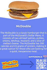 mcdouble vs double cheeseburger 4 key