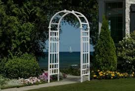 White Garden Arbor Wedding Arch Pergola