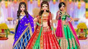 indian wedding dress up games apk