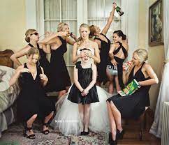 Naughty bridesmaids