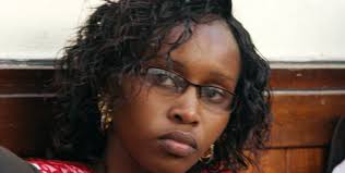 Ms Trizah Njeri at a Nakuru court on June 02, 2011 during a case in which her mother-in-law Ms Hannah Wanjiru had sought an interim order barring Ms Njeri ... - triza