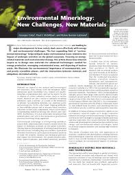 pdf environmental mineralogy new