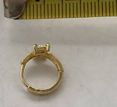 gold plated silver piercing ring ebay
