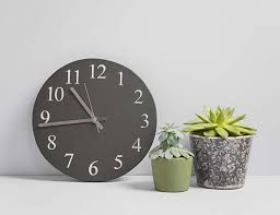 large slate kitchen clock slate