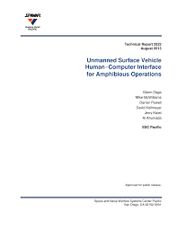 Pdf Unmanned Surface Vehicles Human Computer Interface For