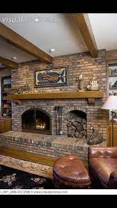 Brick Fireplace Rustic Fireplace Decor