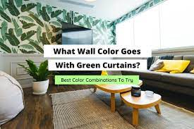 Wall Color Goes With Green Curtains