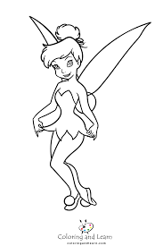 tinkerbell coloring pages free 2024