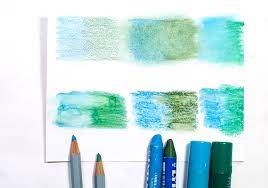 Watercolor Pencils Vs Crayons Vs Gel