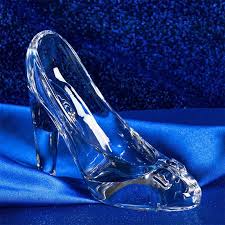 princess clear glass slipper