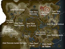 Guide - Carte Globale - The Legend of Zelda: Breath of the Wild