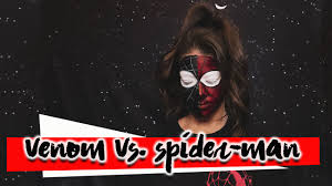 easy spider man makeup tutorial half mask
