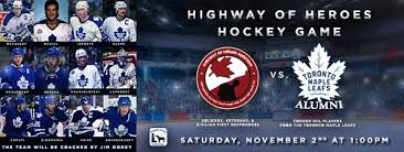 Highway Of Heroes Hockey Game Leons Centre Nov 2 2019