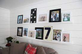 Diy Photo Ledges For A Photo Wall