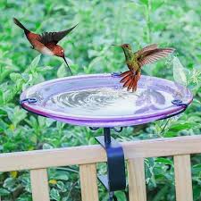 Mounted Bird Bath Glass Bird Baths