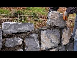 Building Stone Retaining Wall You