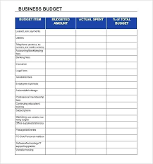 Expense Template For Small Business Monthly Expenses Template
