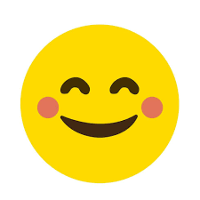 bright smiley face emoji vector