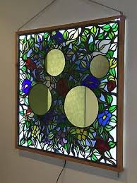 design stained glass porthole mirror