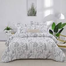 White Comforter Queen Bed In A Bag 7