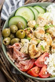Healthy Greek Bowls Low Carb Meal Prep Maebells