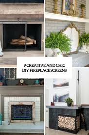 Diy Fireplace Screens