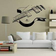 Guitar Wall Art Decal Decor Vinyl