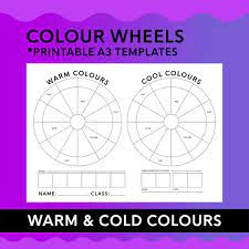 Warm Cold Colour Wheel Advanced A3