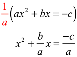 Derive Quadratic Formula Chilimath