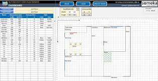Automated Floor Plan Excel Template