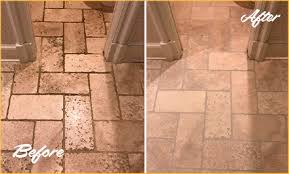 an amazing stone cleaning job in