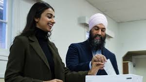 Earlier today, ndp leader jagmeet singh and his wife, fashion designer gurkiran kaur, announced that they are having a baby. Singh Says Ndp Would Form Coalition With The Liberals To Stop Tories Cp24 Com