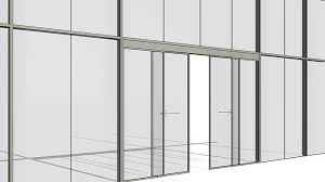 Double Sliding Door 3d Model