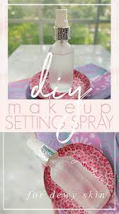 natural diy makeup setting spray recipe