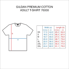 T Shirt Size Chart Sun258