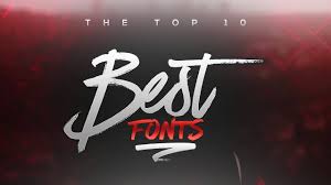 Best Free Fonts To Use For Youtube 2017 For Banners Headers Logos