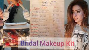 complete bridal makeup kit