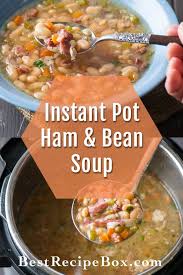 ham and bean soup recipe in instant pot