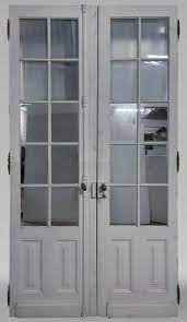 Series Of Three Double Wood Doors With