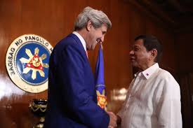 Image result for Obama and Kerry and Duterte
