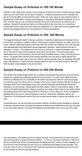 write a essay on pollution brainly in