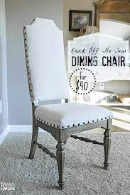 knock off no sew dining chairs bless