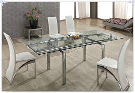 china tempered glass extendable dining