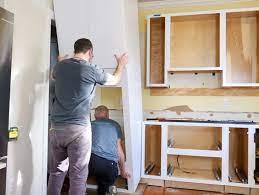 how to install kitchen cabinets and