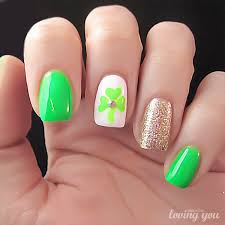 Patricks day nail designs that aren't cheesy or too hard to accomplish at home. Lacquered Love Lucky St Patrick S Nail Design Sheknows