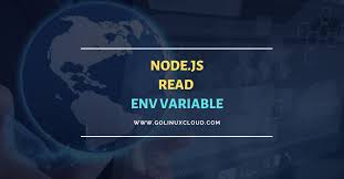 solved how to read env var in node js