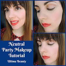 neutral party makeup tutorial