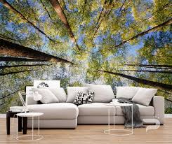 Forest Treetop Wall Mural Forest Wall