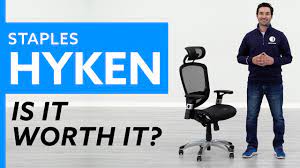 staples hyken mesh office chair is it